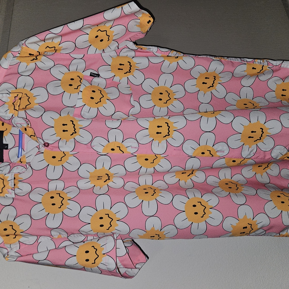 Pink Floral Print Top
